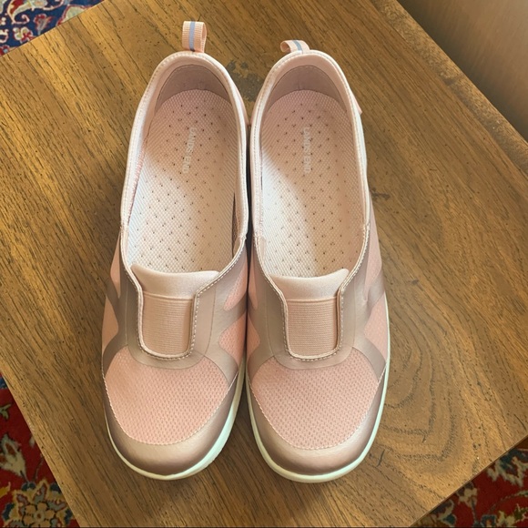 Lands' End Slip-on Skimmer Flats Shoes Rose Gold NEW - Picture 3 of 7